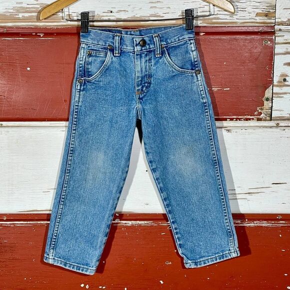 20w Youth 80s USA Vintage‎ Wrangler Jeans - Picture 2 of 8
